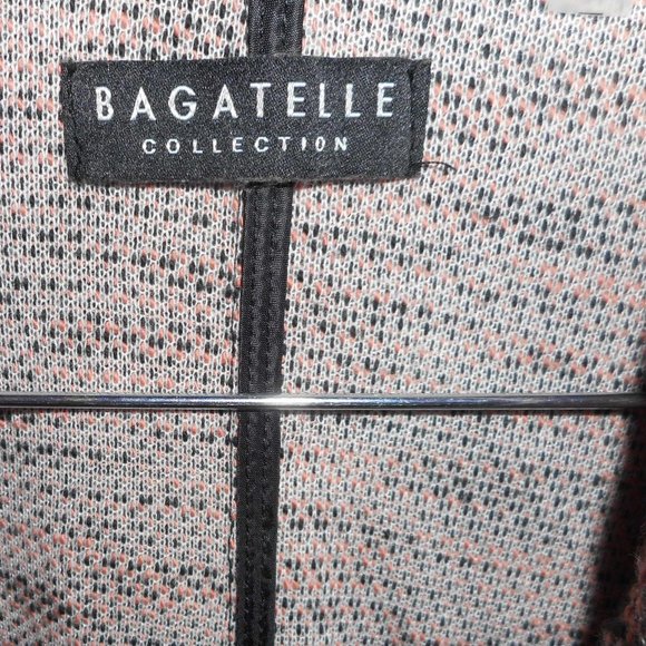 BOGO FREE, NWOT Bagatelle Knit pink & black slub blazer, size Small - Picture 4 of 8